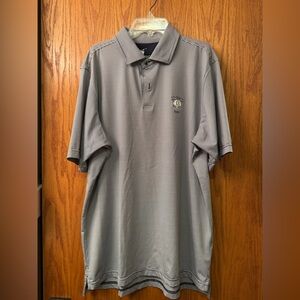 Men’s F&G Tech Golf shirt with Rich Harvest Farms logo
